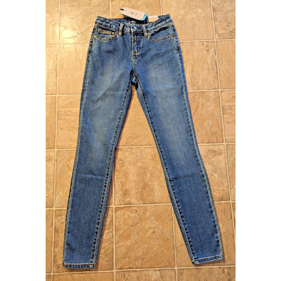Prana Denim - New Prana women sz 8/29 Sienna Skinny Jean stretchy 31" inseam true blue LND1